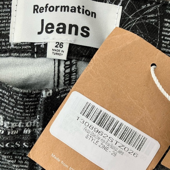 Reformation Peyton Zine High Rise Bootcut Jeans Size 26 - Picture 4 of 4